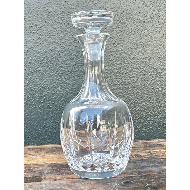 Vintage Regency geschliffenes Glas Dekanter (Art déco) im Angebot