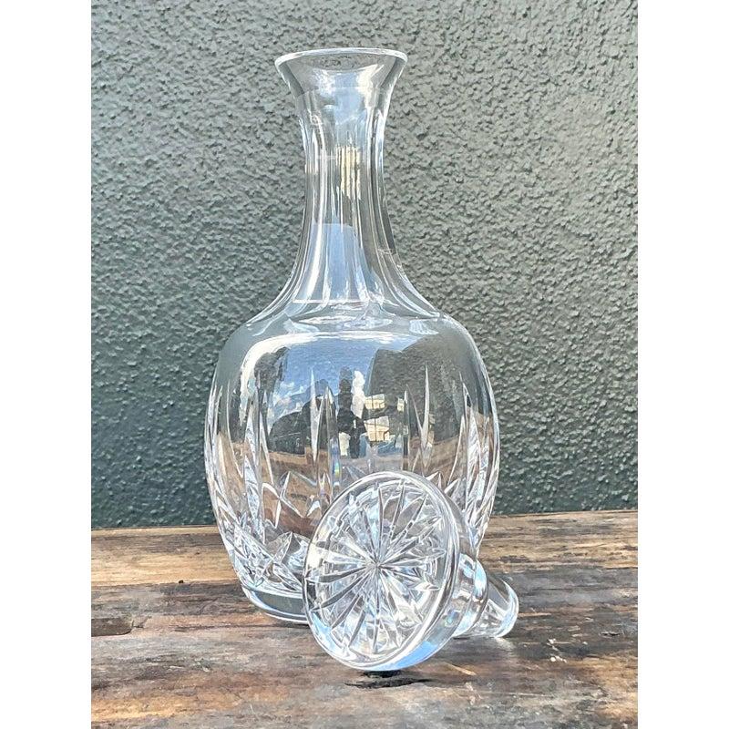 Vintage Regency geschliffenes Glas Dekanter (amerikanisch) im Angebot
