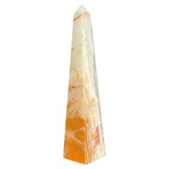 Obelisco in pietra tagliata Regency vintage