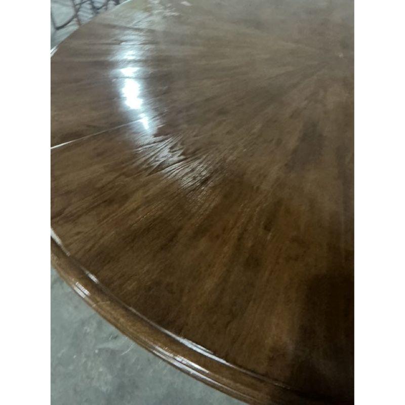 Tavolo da pranzo allungabile in noce Dessin Fournir vintage Regency in vendita 2