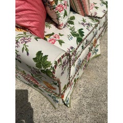 Vintage Regency Down Sofa in Rose Cumming’s “Eileen” in White