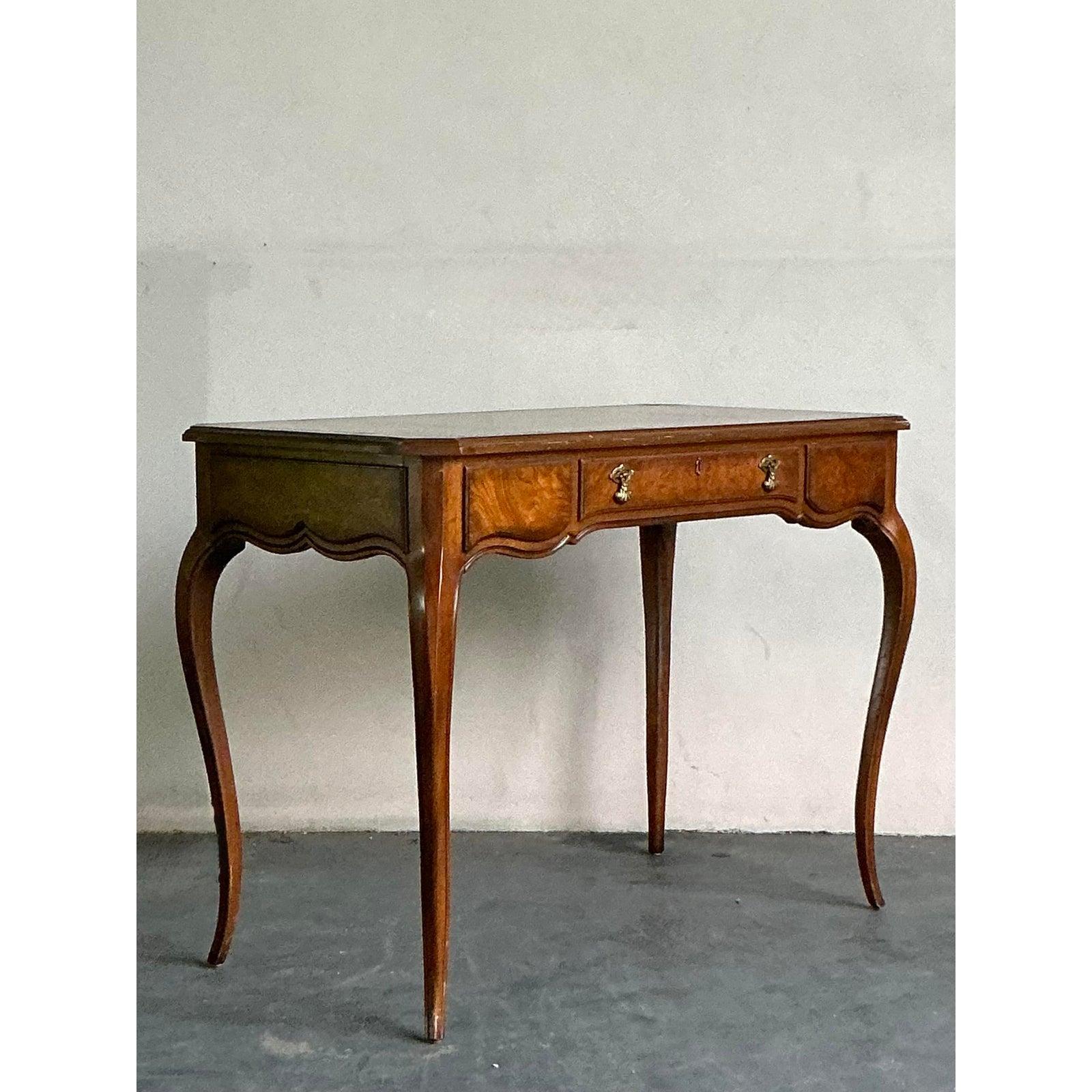 French Provincial Vintage Regency Drexel Writing Desk For Sale