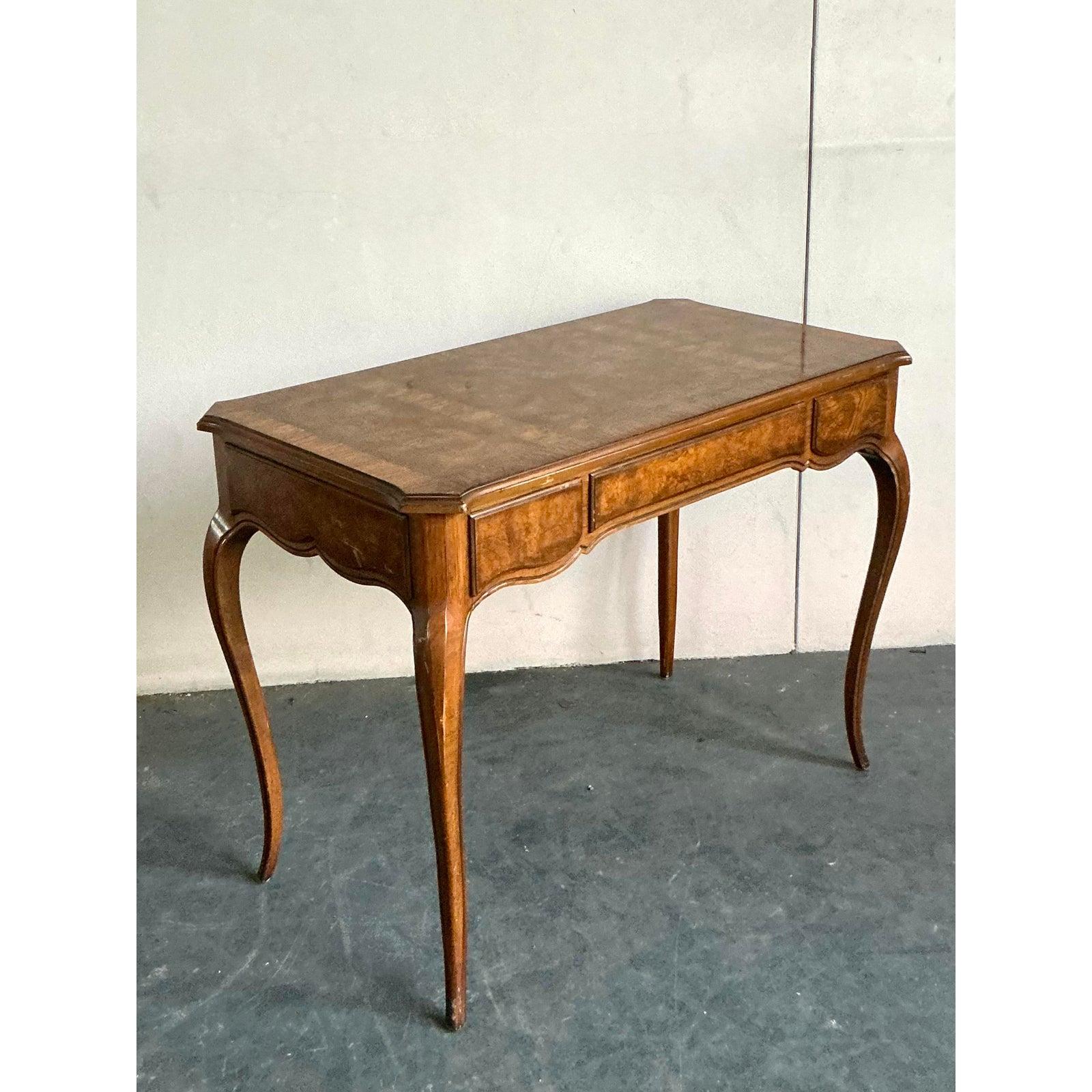 Vintage Regency Drexel Writing Desk In Good Condition For Sale In West Palm Beach, FL