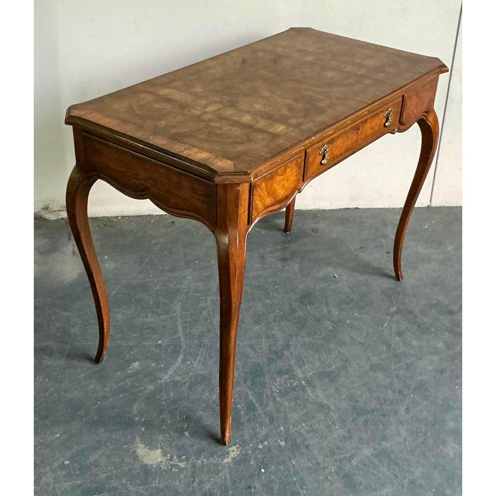 20th Century Vintage Regency Drexel Writing Desk For Sale