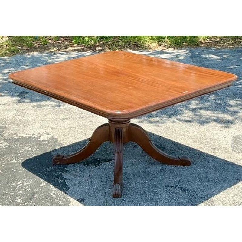 Vintage Regency Duncan Phyfe Square Table 1