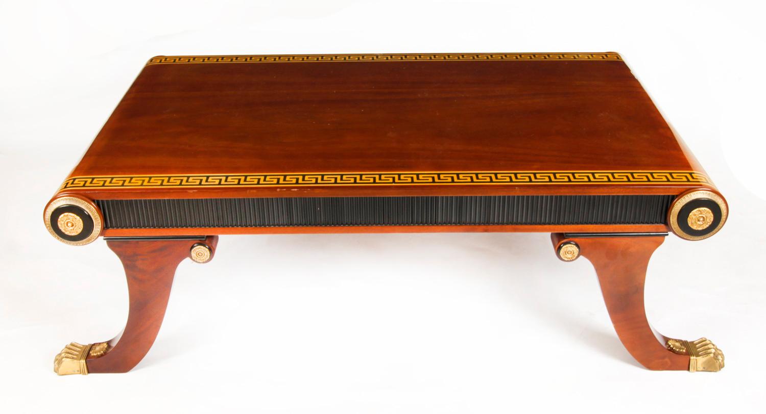 Vintage Regency Egyptian Revival Coffee Table 20th Century 5