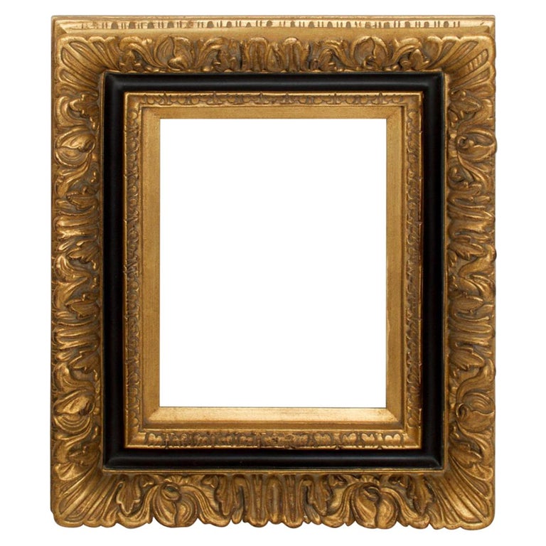 Vintage Regency Elegant Gold Wood Frame with Ornamentation Gilt Trim