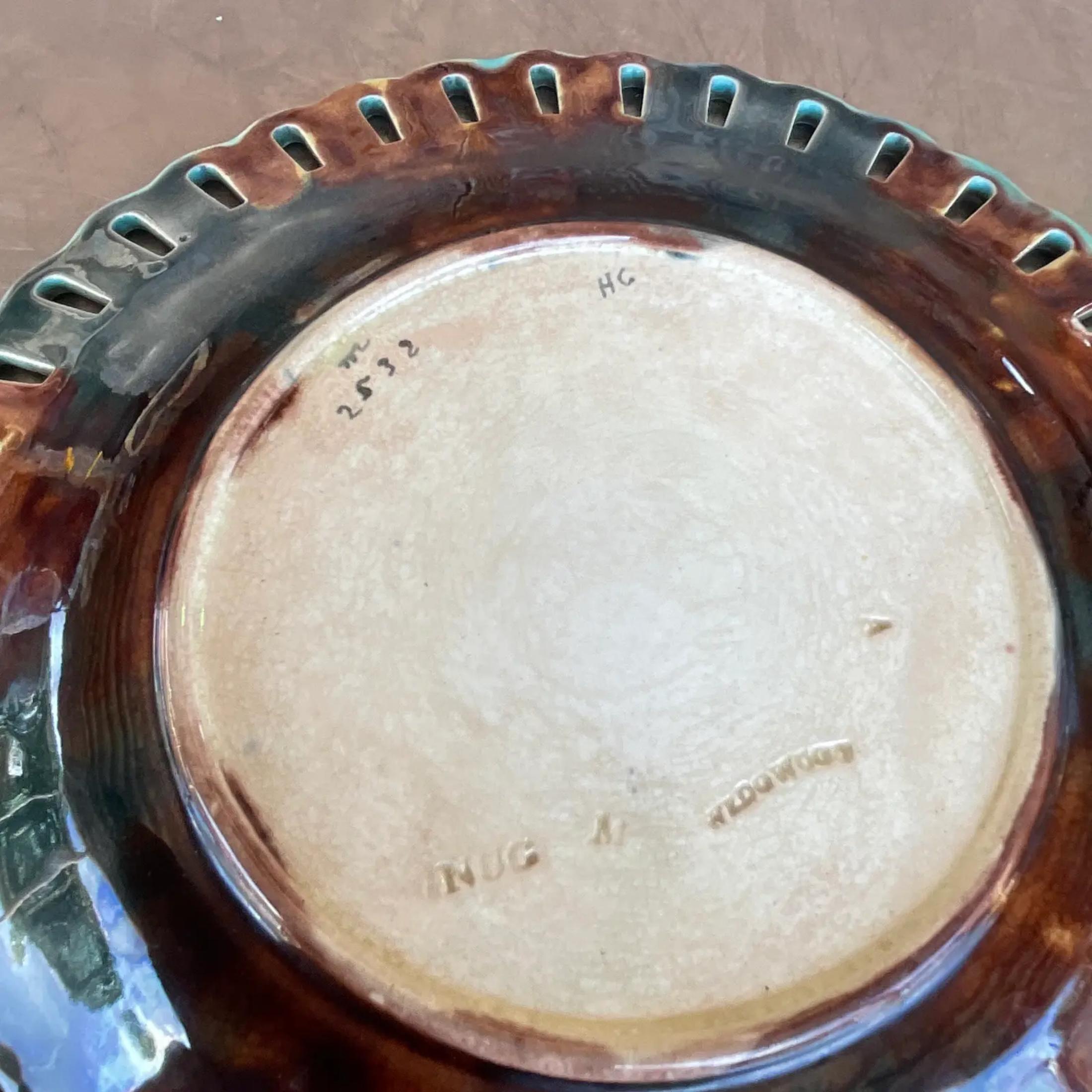 Ceramic Vintage Regency English Wedgwood Plate For Sale