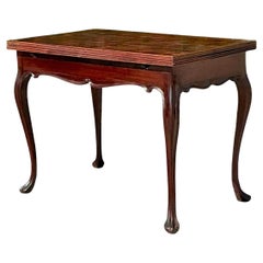 Tavolo da gioco allungabile vintage Regency