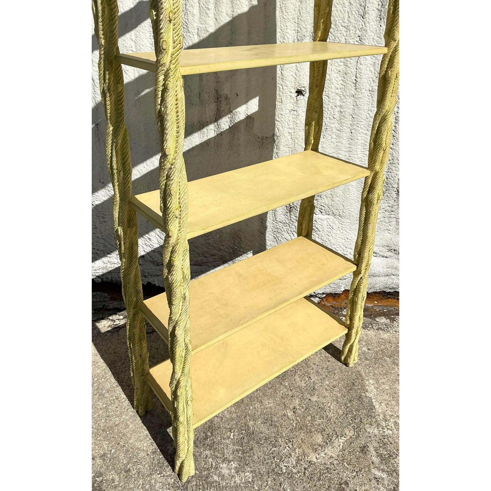 XX secolo Etagere in finto bois d'epoca Regency in vendita