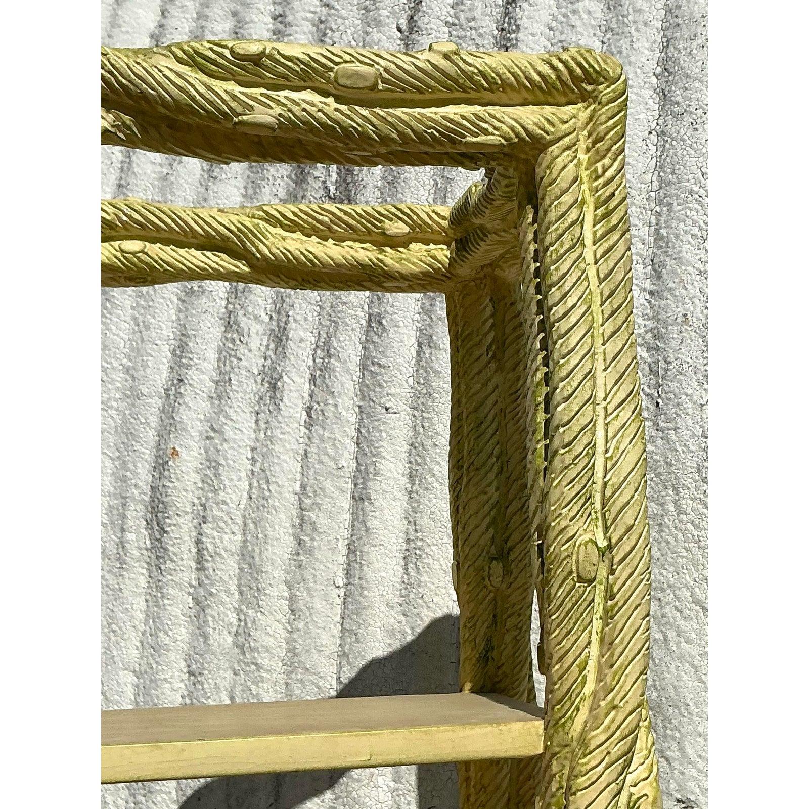 Legno Etagere in finto bois d'epoca Regency in vendita