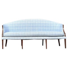 Vintage Regency Federal Mahogany Frame Sofa