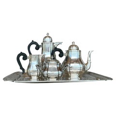 Vintage Regency Filagree 800 Sterling Teeservice - 5 Pieces