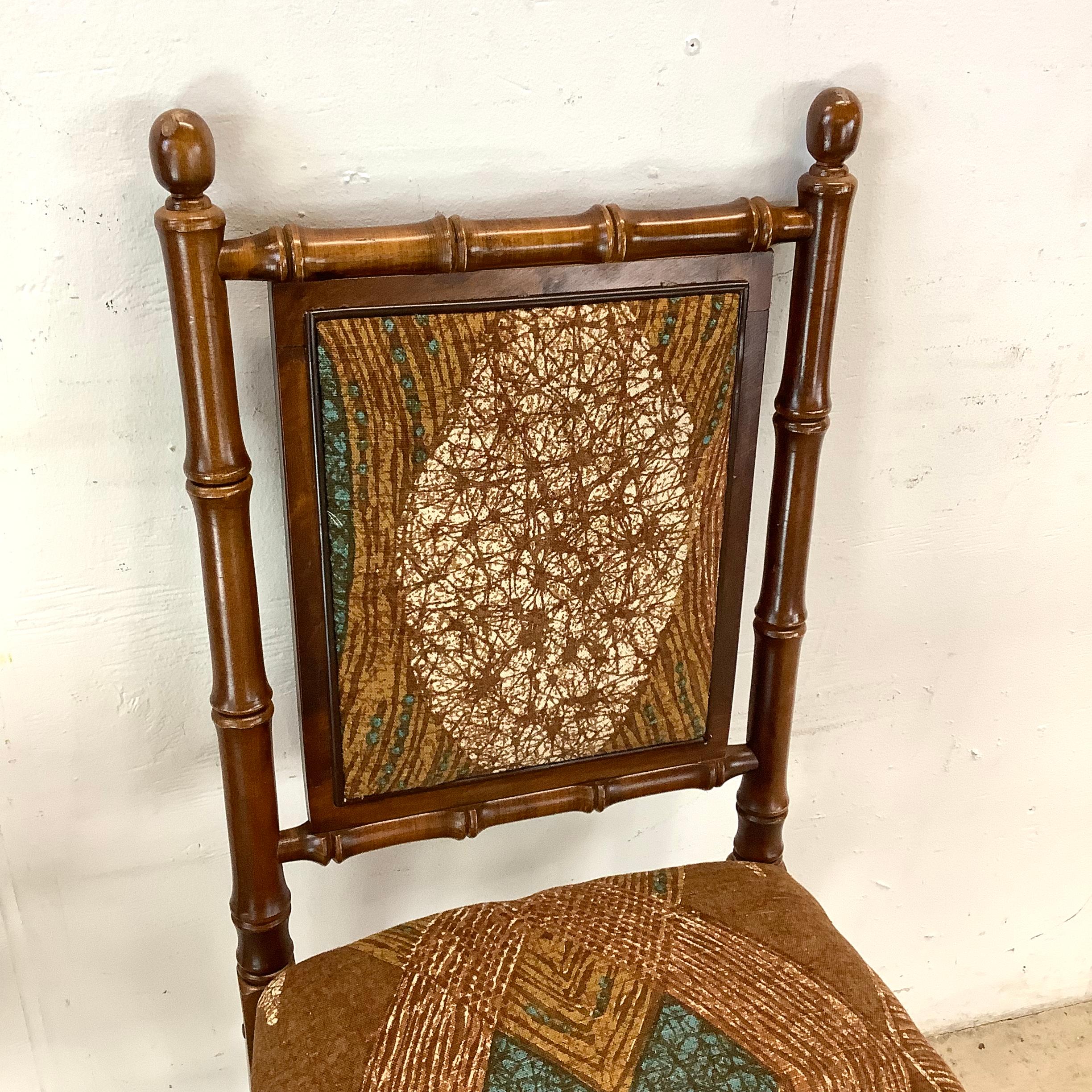Chaises de salle à manger pliantes Vintage Regency - Six en vente 3