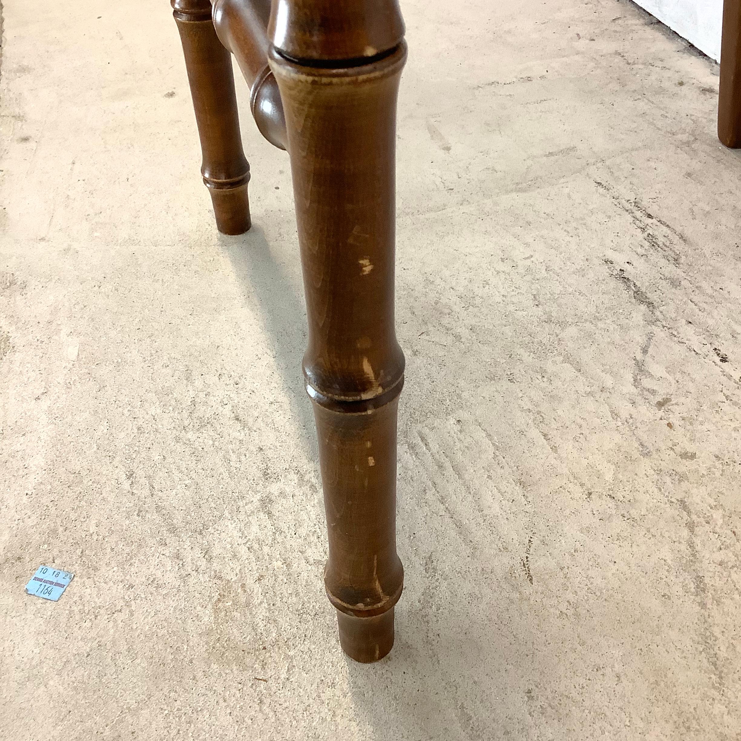 Chaises de salle à manger pliantes Vintage Regency - Six en vente 7