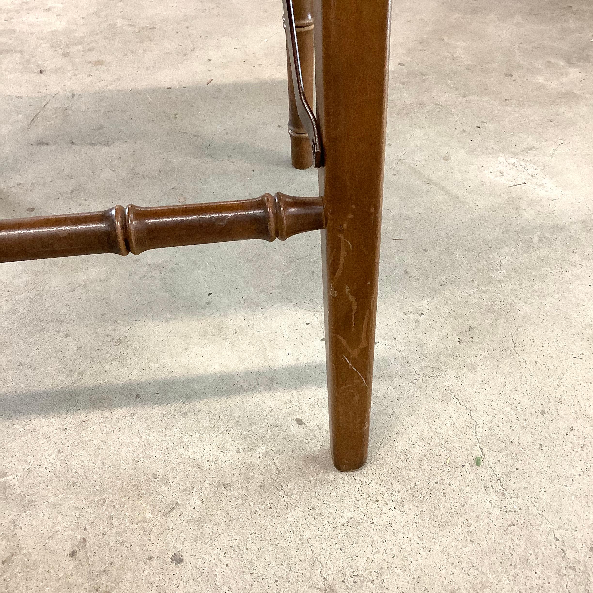 Chaises de salle à manger pliantes Vintage Regency - Six en vente 8