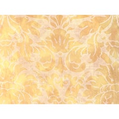 Vintage Regency Fortuny Silk Jacquard Throw Pillow