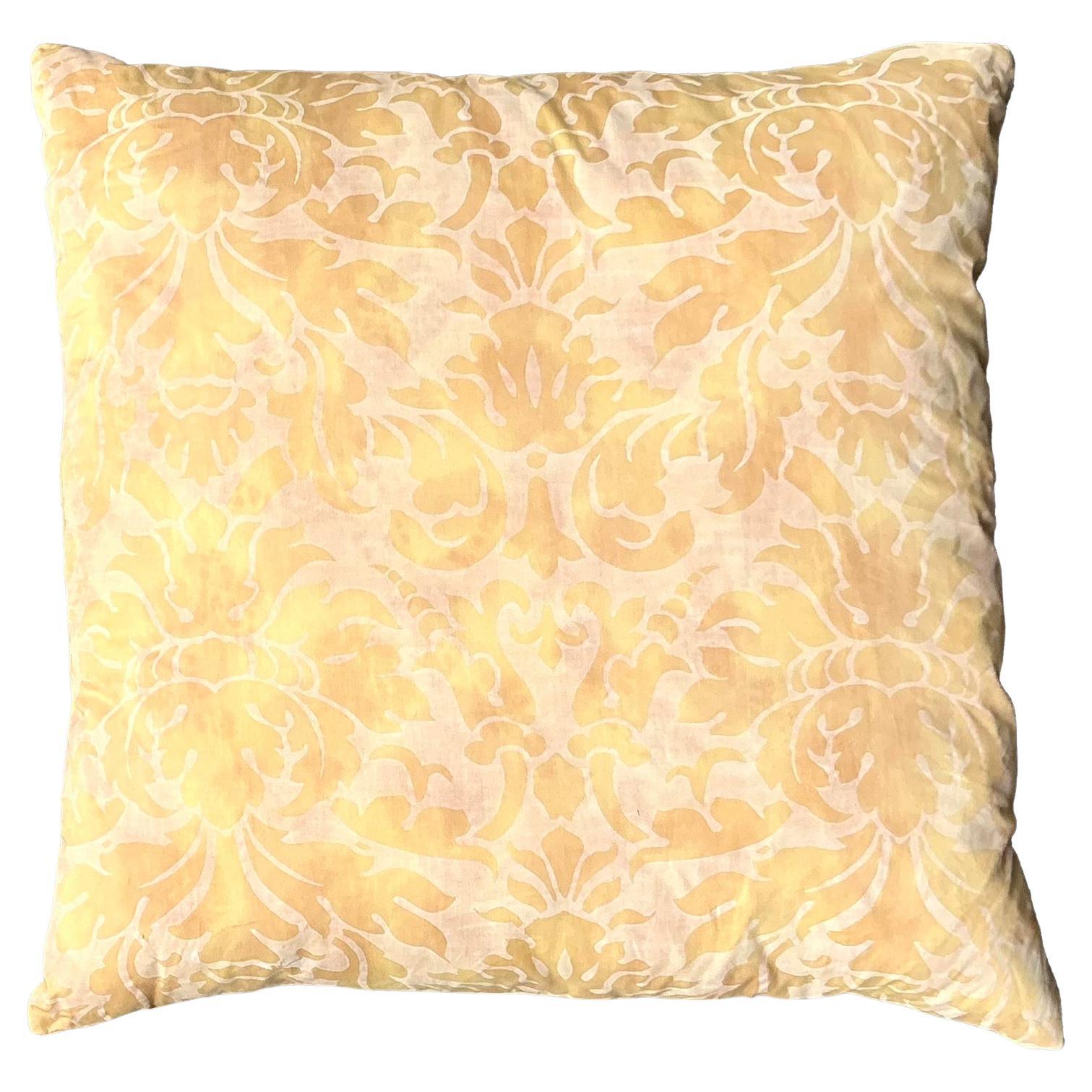 Cuscino vintage Regency Fortuny in seta Jacquard