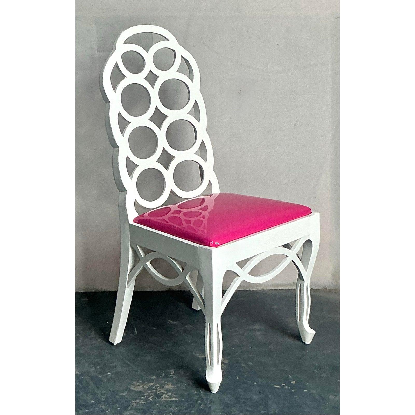 Vintage Regency Frances Elkins Loop Stuhl (amerikanisch) im Angebot