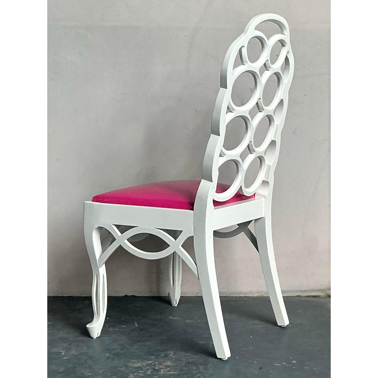 Vintage Regency Frances Elkins Loop Stuhl im Zustand „Gut“ im Angebot in West Palm Beach, FL