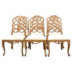 Retro Regency Frances Elkins Loop Dining Chairs - Set of 6