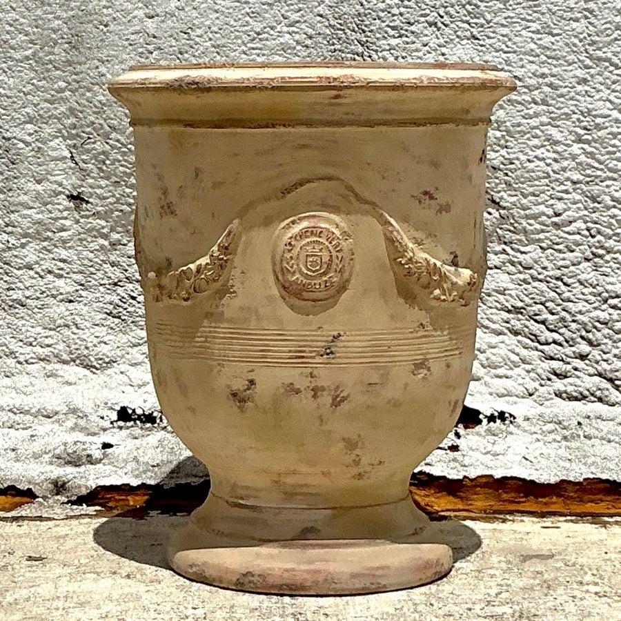 XX secolo Fioriera in terracotta Anduze francese d'epoca in vendita