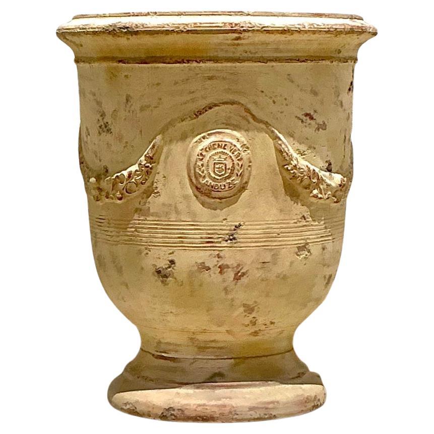 Vintage Regency French Anduze Terracotta Planter