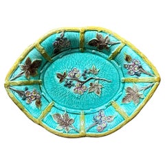 Vintage Regency French Majolica Plate