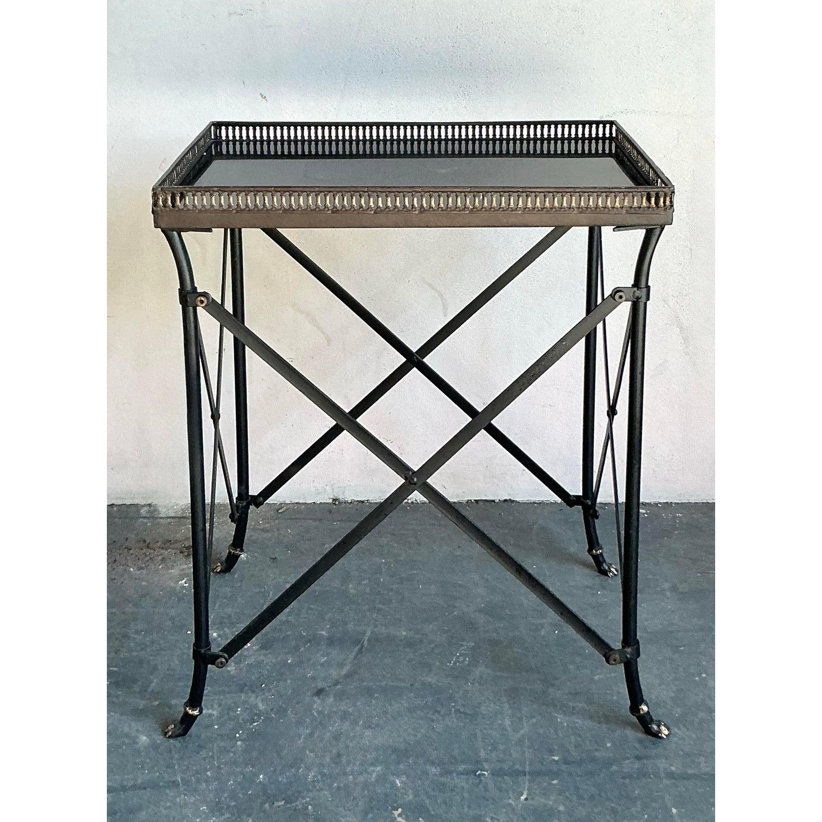 Mesa de Galería Vintage Regency Estadounidense en venta