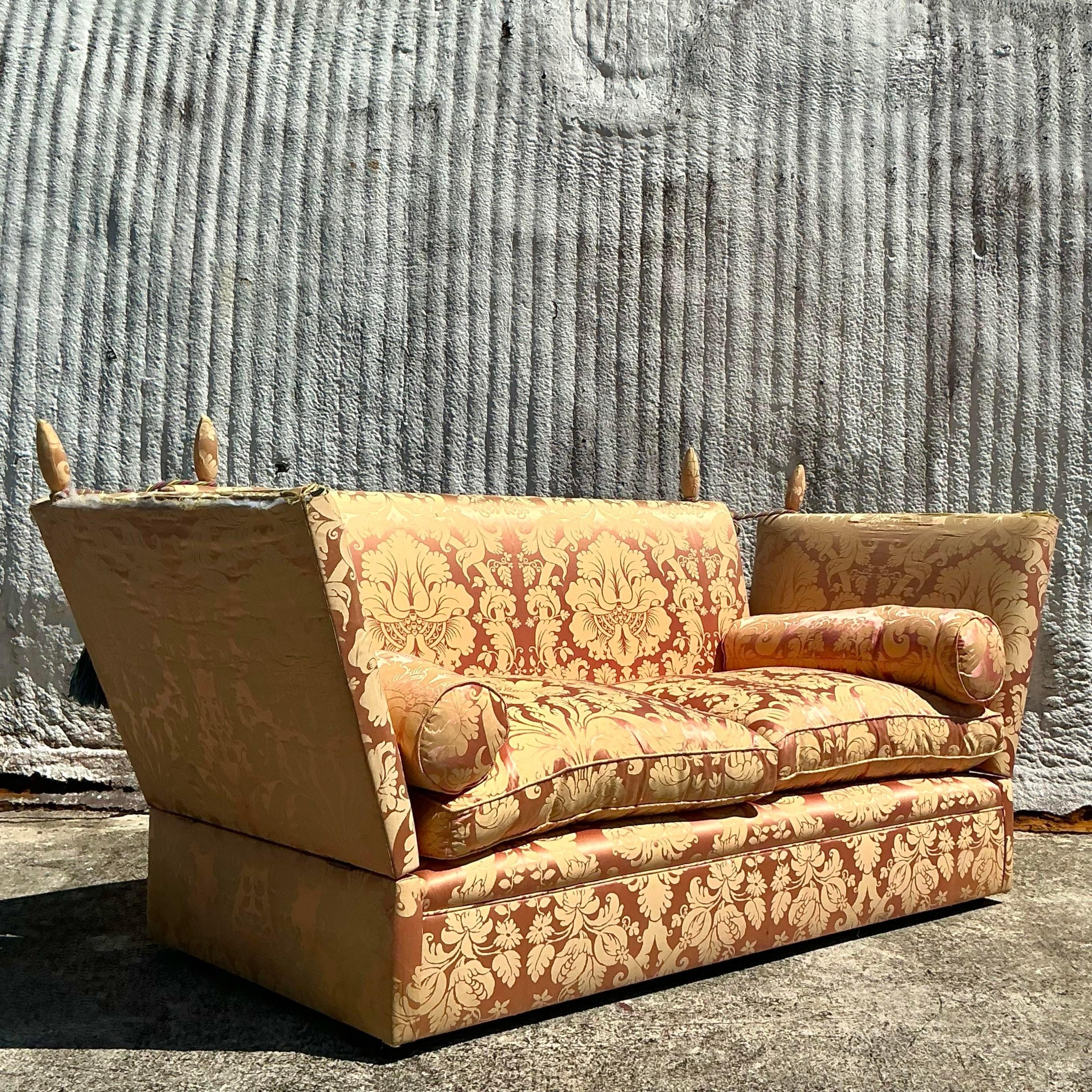 Vintage Regency George Smith Knole Sofa 4