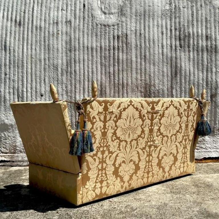 Vintage Regency George Smith Knole Sofa In Good Condition In west palm beach, FL