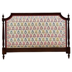 Cabecero Reina Tapizado Georgiano Vintage Regency