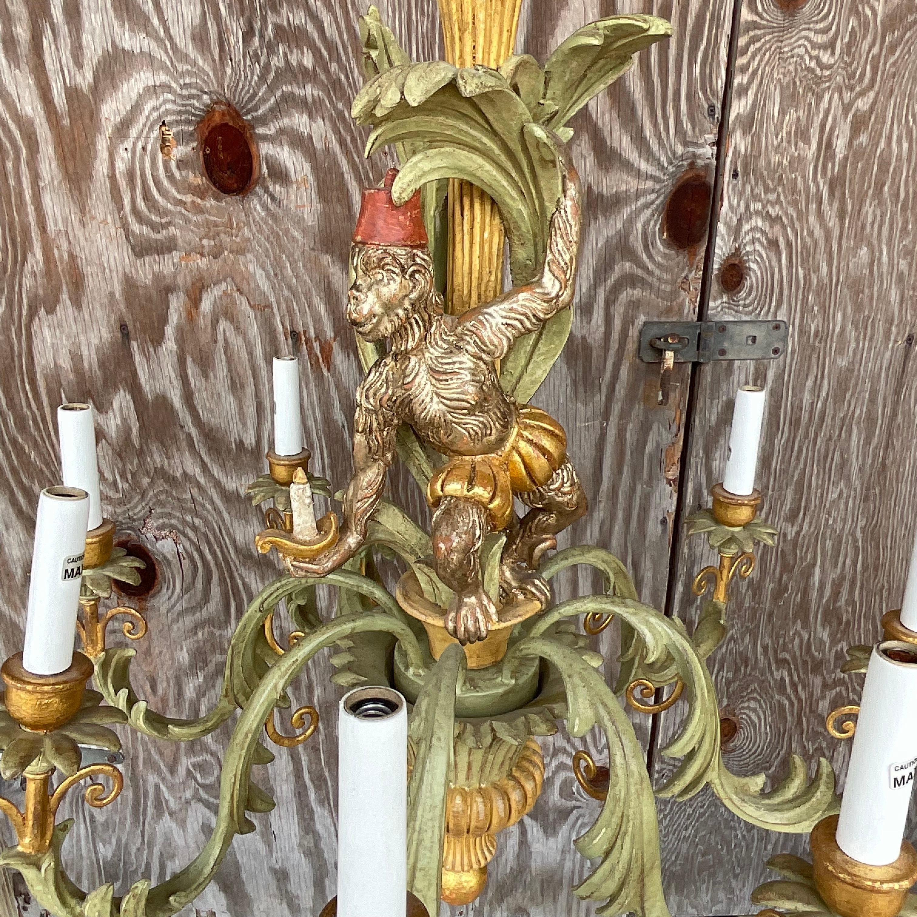 maitland smith monkey chandelier