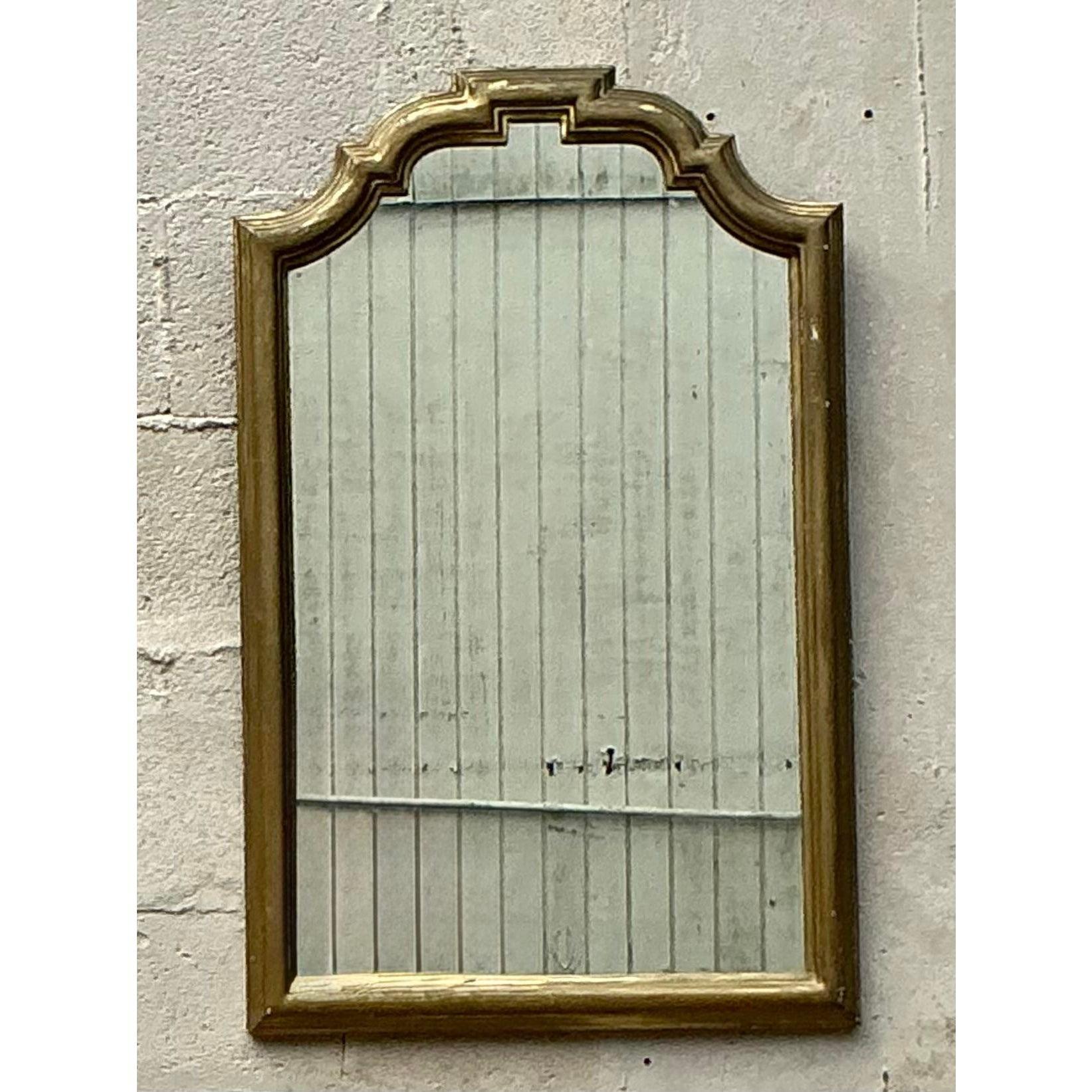 Miroir Chippendale doré de style Régence en vente 1
