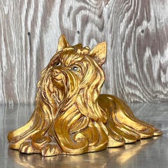 Vintage Regency Gilt Kay Finch Puppy