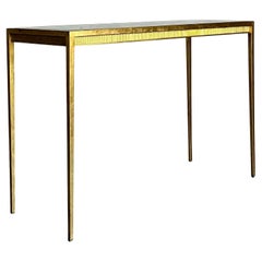 Vintage Regency Gilt Metal Console Table