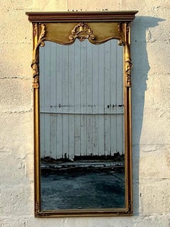 Vintage Regency Gilt Swag Mirror