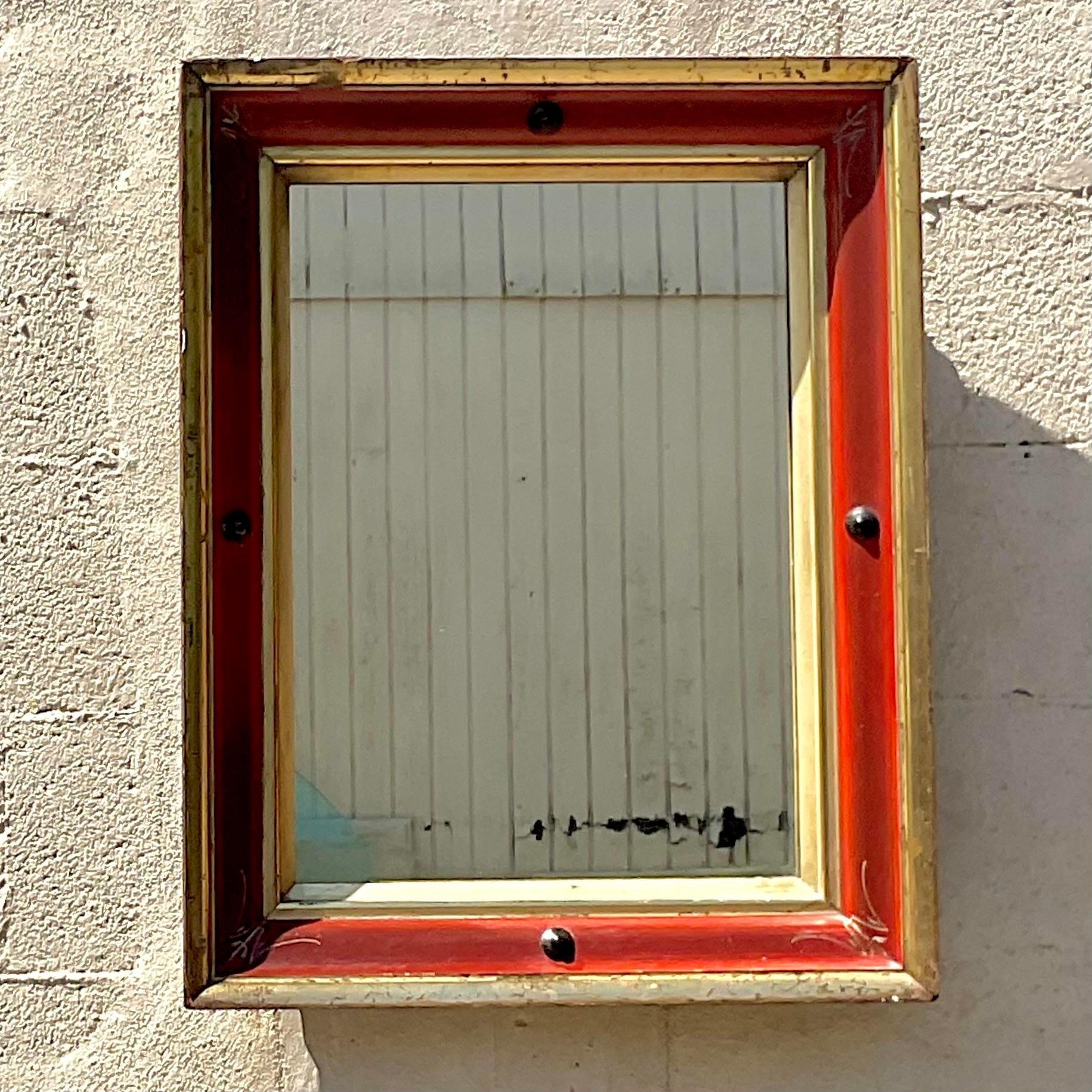 Vintage Regency Vergoldete Spitze geschnitzt Spiegel im Angebot 1