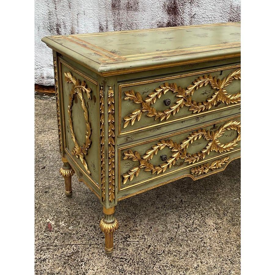 Vintage Regency Gilt Tipped Commodes - a Pair For Sale 6