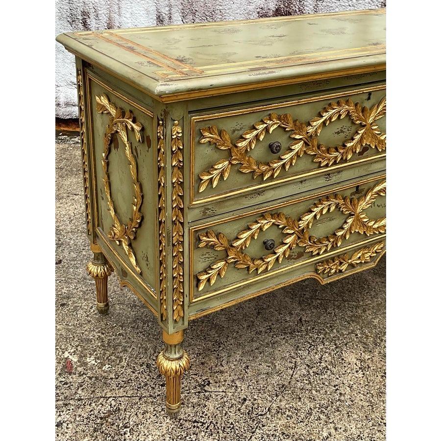 Vintage Regency Gilt Tipped Commodes - a Pair For Sale 3