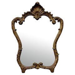 Miroir vintage Regency doré à pointes