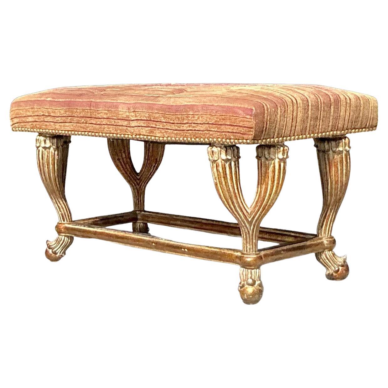 Banco Vintage Regency Giltwood