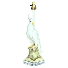 Lampada a cacatua in ceramica smaltata Vintage By