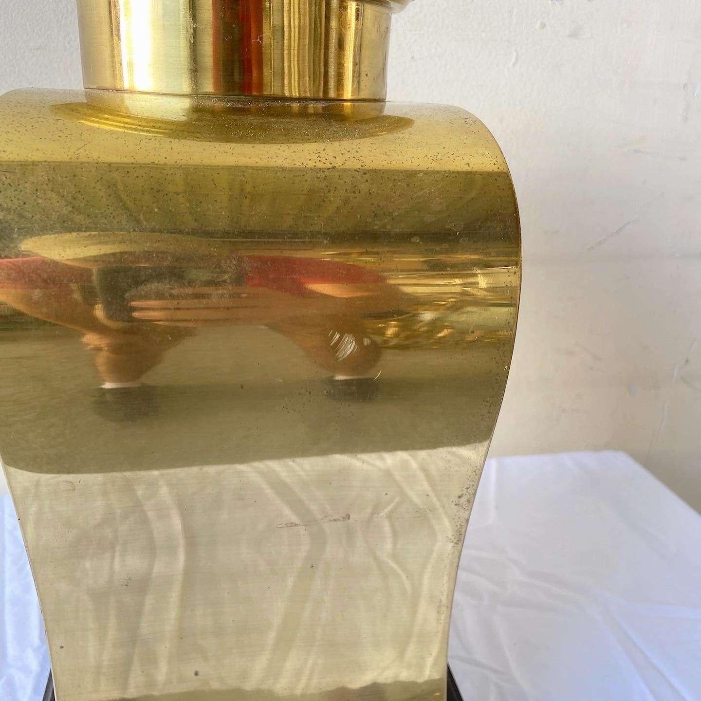 Vintage Regency Golden Table Lamp For Sale 3