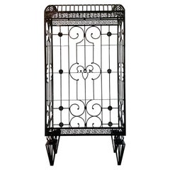 Used Regency Greek Key Wrought Iron Etagere
