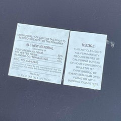 Vintage Regency Gregorius Pineo Dining Chairs in Fortuny Upholstery - Set of 6