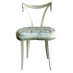 Vintage Regency Grosfeld House Swag Side Chair