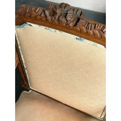 Vintage Regency Hand Carved Fauteuil Chairs - A Pair