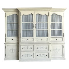 Used Regency Hand Painted Armoire