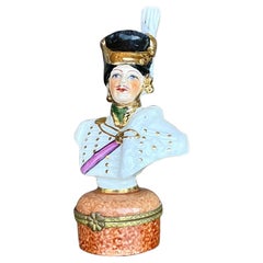 Pastillero Vintage Regency Pintado a Mano de Limoges